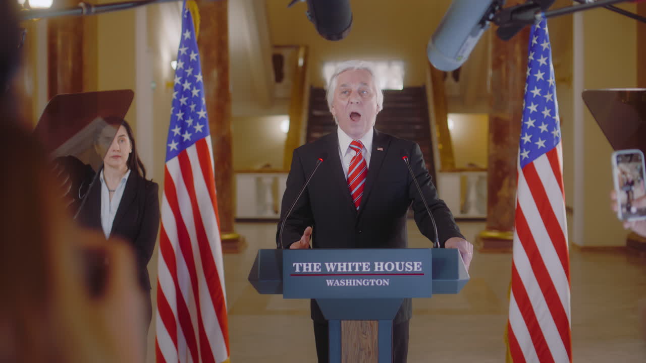 conferencia de prensa en la casa blanca