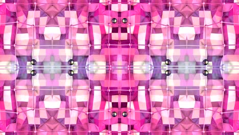 fondo 3d abstracto simple en color gradiente púrpura rojo, estilo poli bajo como fondo geométrico moderno o entorno matemático con efecto caleidoscópico. 4k uhd o bucle sin costuras fullhd. 32