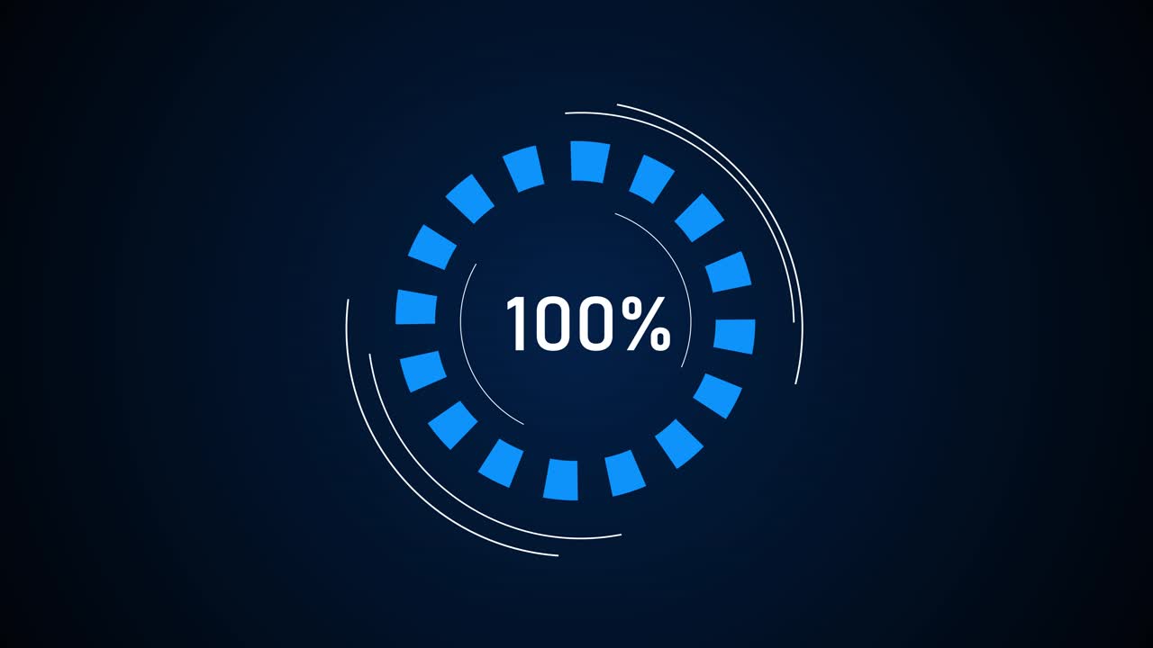 Hud circle percentage diagrams infographic circle percentage diagrams for futuristic loading of a