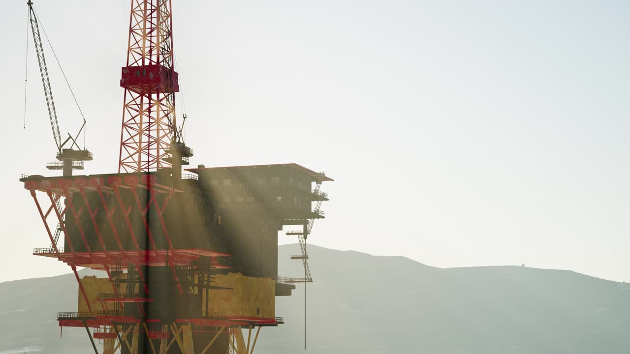 plataforma de perforación de petróleo