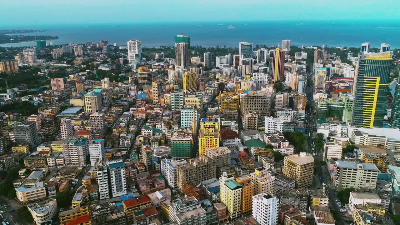 vista aérea de dar es salaam, tanzania
