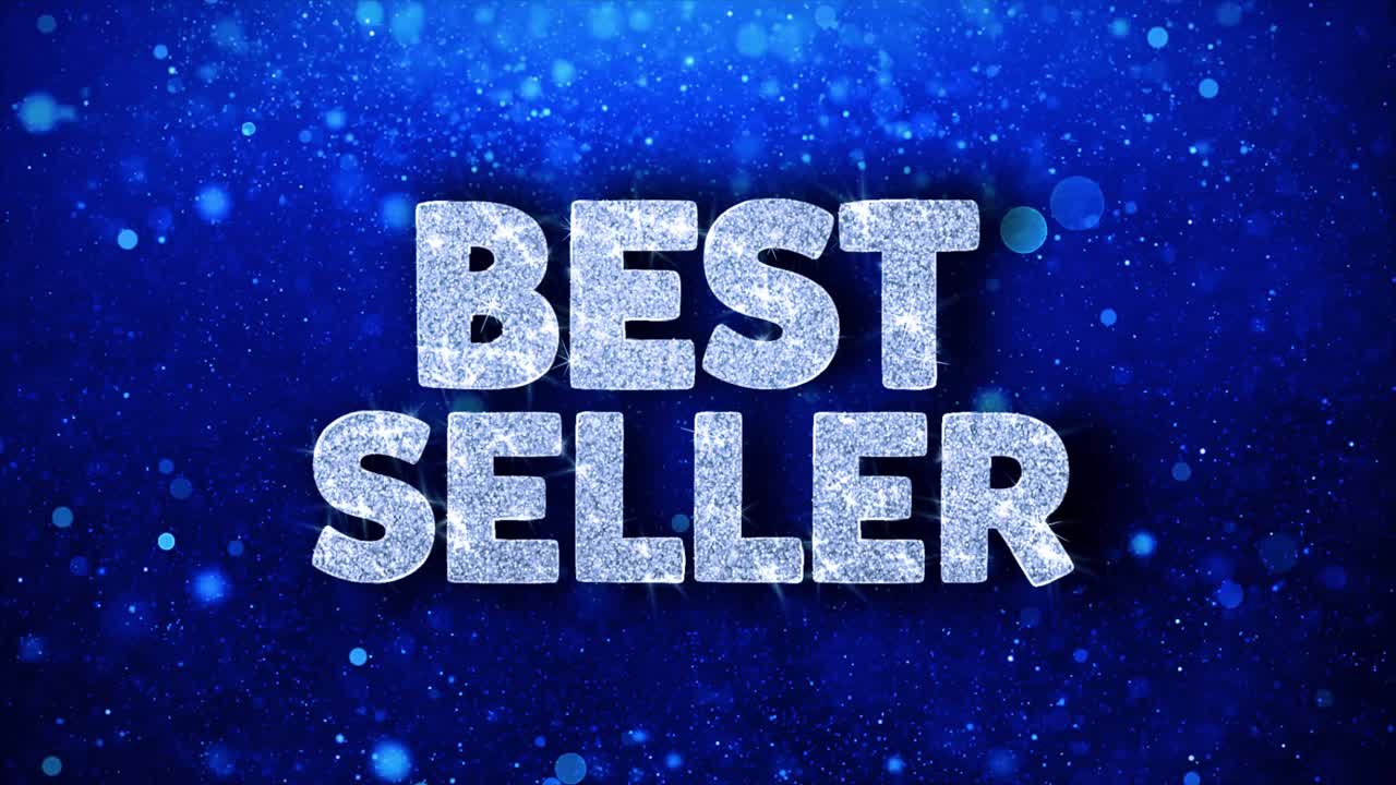 Best Seller Banner with Glitter Effect