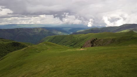 Flying-over-a-highland-plateau.-Beautiful-landscape-of-nature.