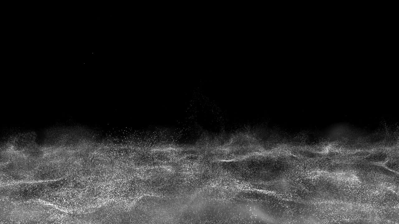 미스틱한 대기, 떠다니는 안개와 먼지, 증기가 상승하는 연기 구름.