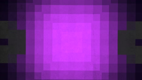 minimalistic composition purple square floating on dark background