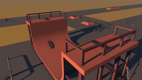 3d animation skate park