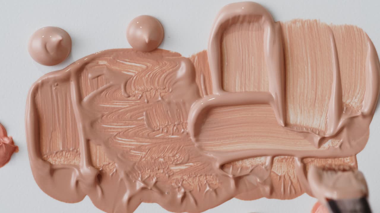 Makeup Foundation Swatches and Application