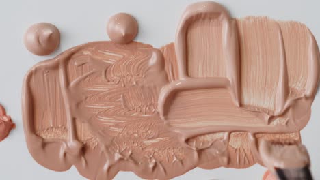 makeup foundation swatches and application