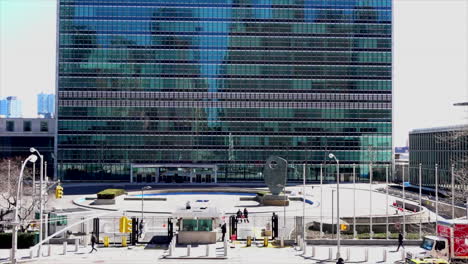 un building exterior day in the fall or spring 4k