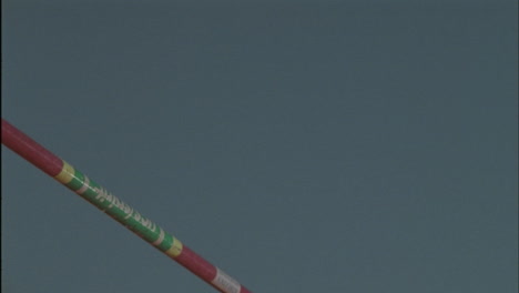 A-female-athlete-competes-in-high-jump