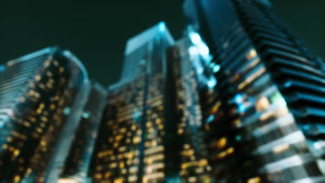 Abstrakter-Städtischer-Nachtlicht-Bokeh-Defokussierungshintergrund