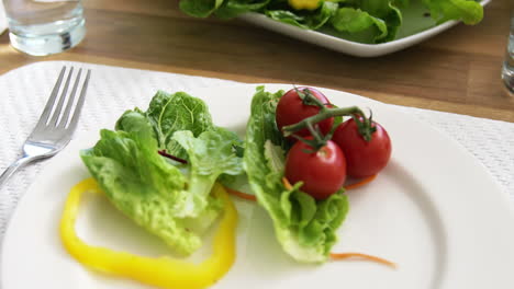 video of a prepared meal