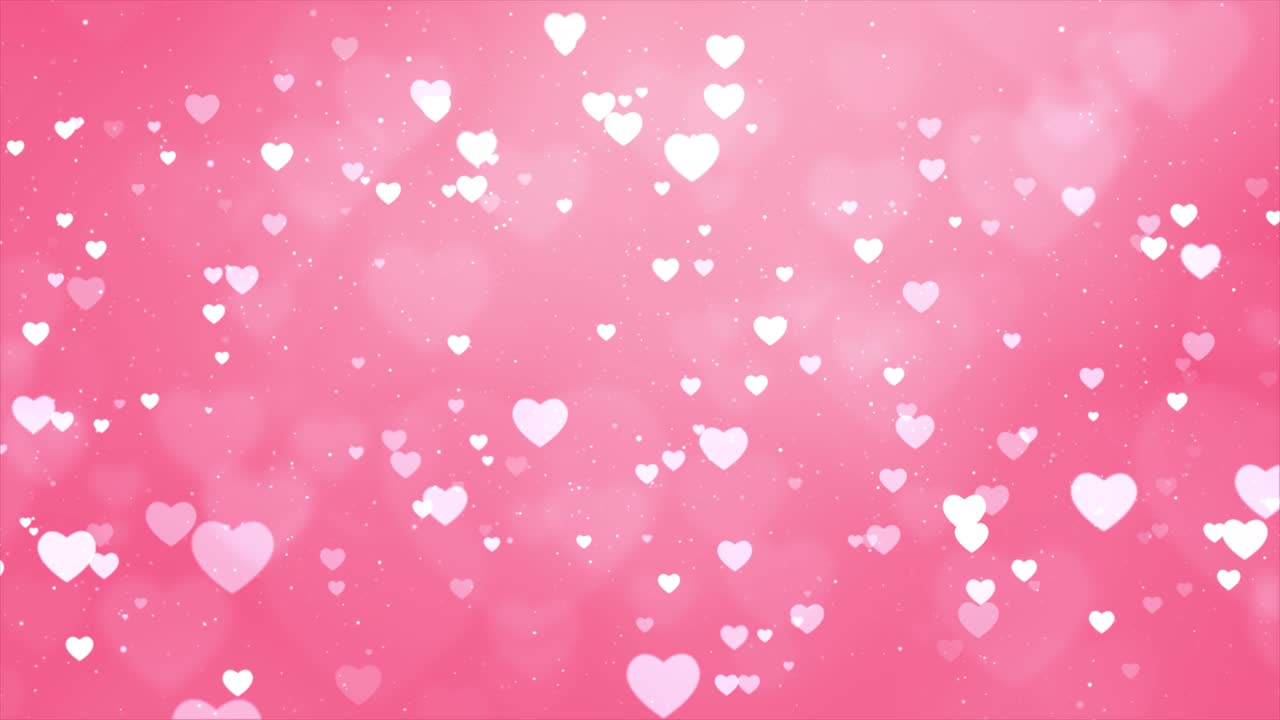 Fondo rosado del corazón