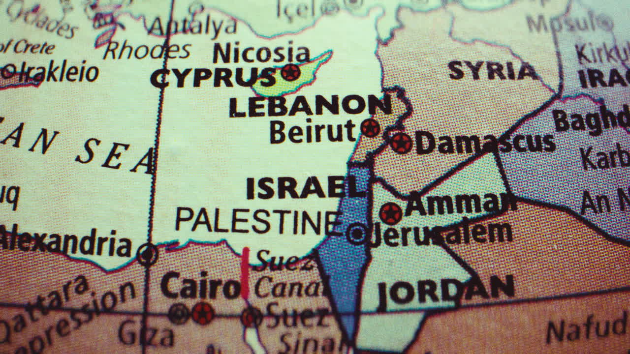 Map of the Middle East