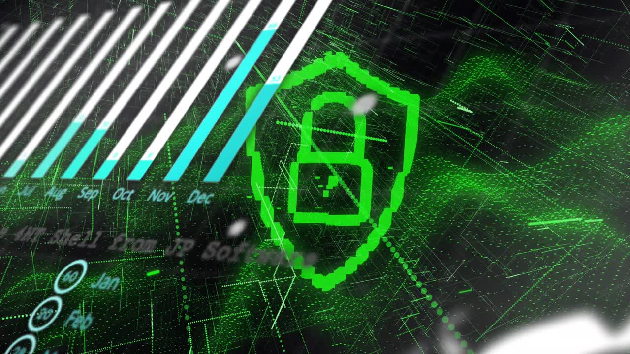 ⁇ 락 아이콘 위의 데이터 처리의 애니메이션