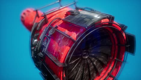 girar la turbina del motor a reacción