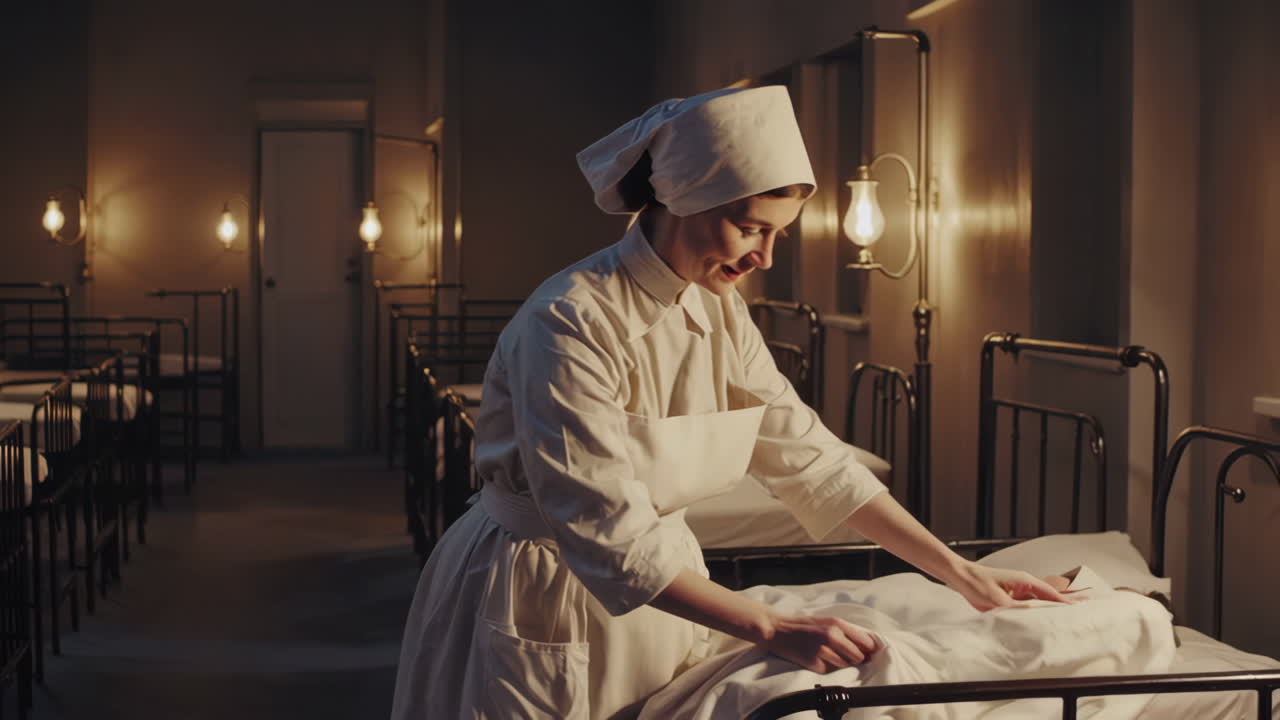 Vintage Hospital Scene