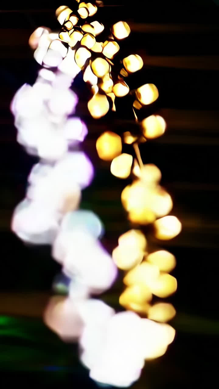 Abstract Bokeh Lights at Night