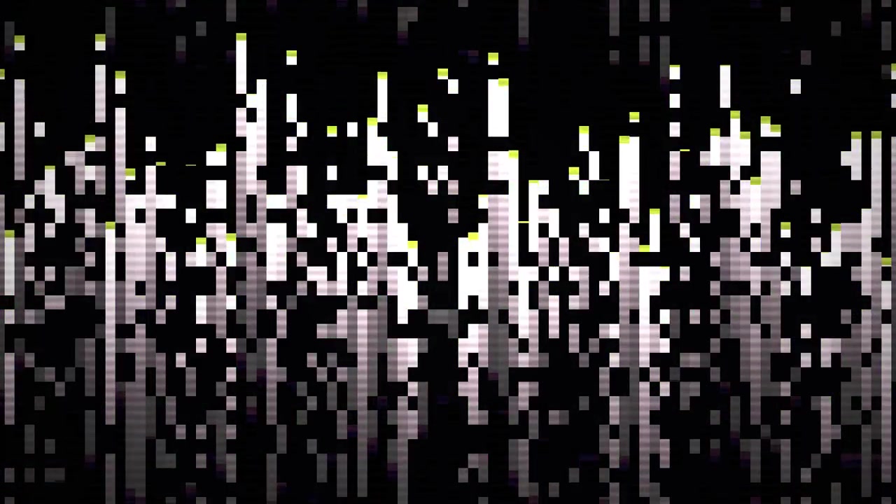 Dynamic Digital Glitch Pixel Noise Background