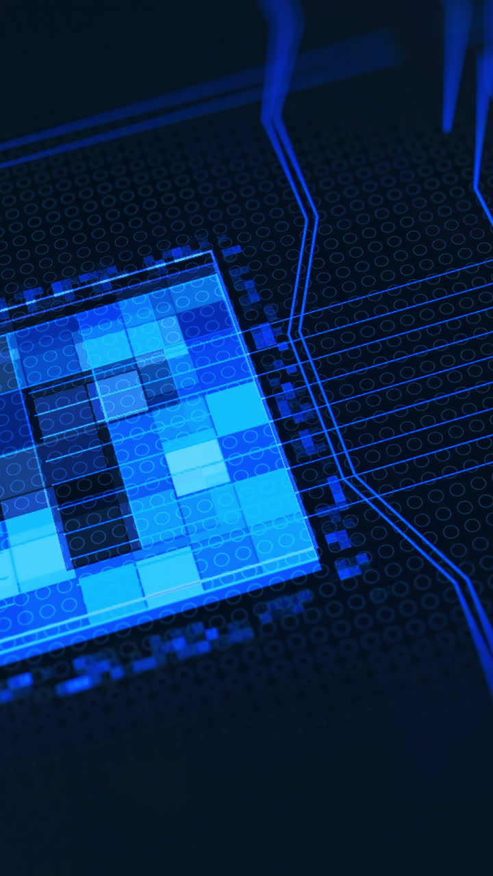 primo piano di un chip di computer