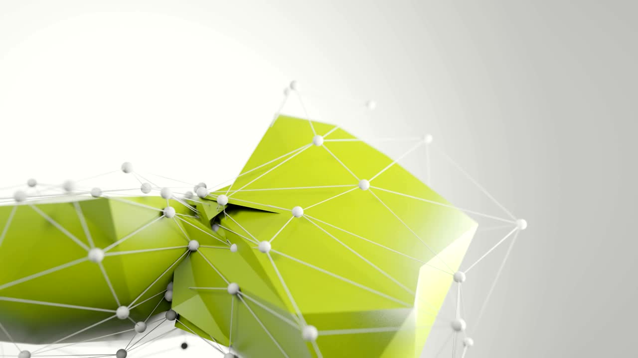 4k 추상적인 붕괴 다각형