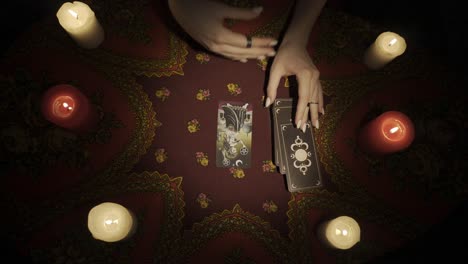 Tarot Card Reading with Candles