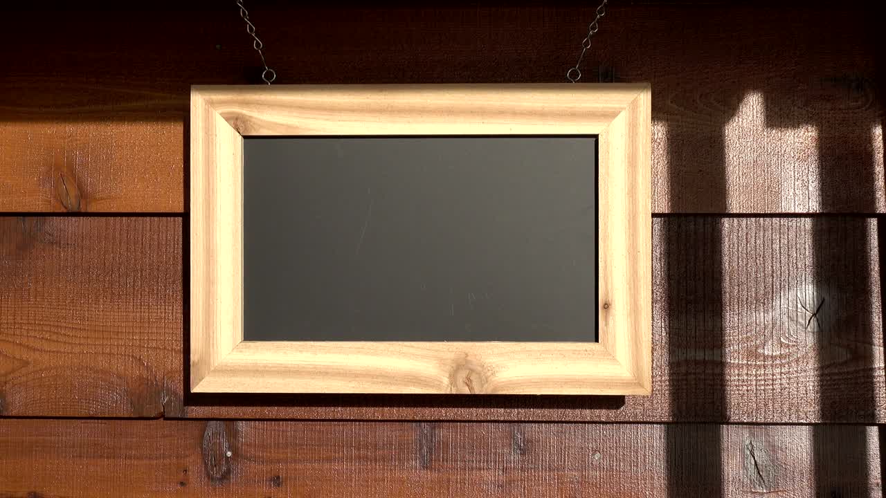 Blank advertising board for customization in 4k