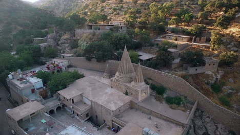 temple of yazidi religion  4k