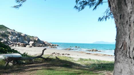 paisaje de la playa de bowen, australia 2019