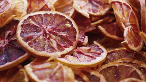 dried blood orange slices