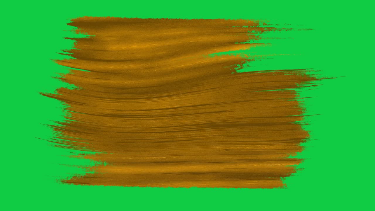 3D painted flowing brush strokes artistic stripes design on green screen alpha channel key background motion graphics visual effects animation overlay paint colour golden dark orange