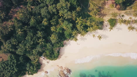 Amanwella-Beach-Südküste-Von-Sri-Lanka-Tropisches-Paradies-Ozean--Und-Sanddrohnenaufnahmen