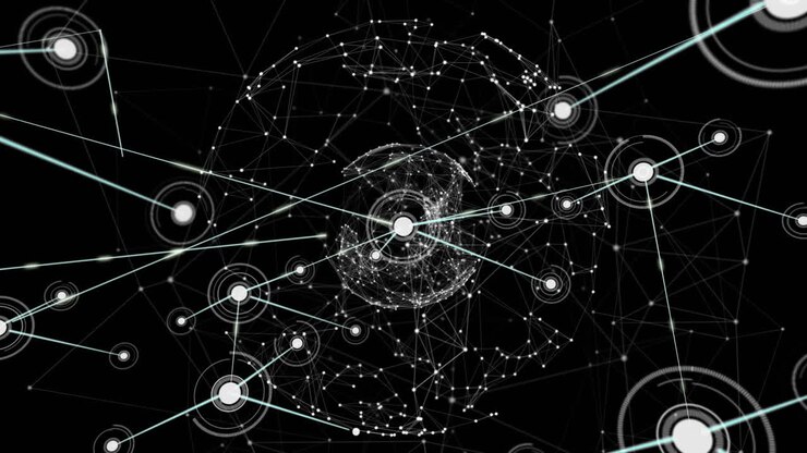 Animation of networks of connections