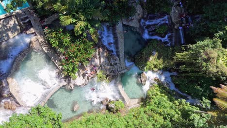 villa miriam private residence with swimming pools and natural waterfalls, san rafael , province of barahona in dominican republic