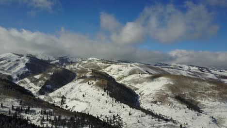 widok z lotu ptaka na park city utah