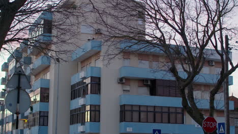 building on the street corner.