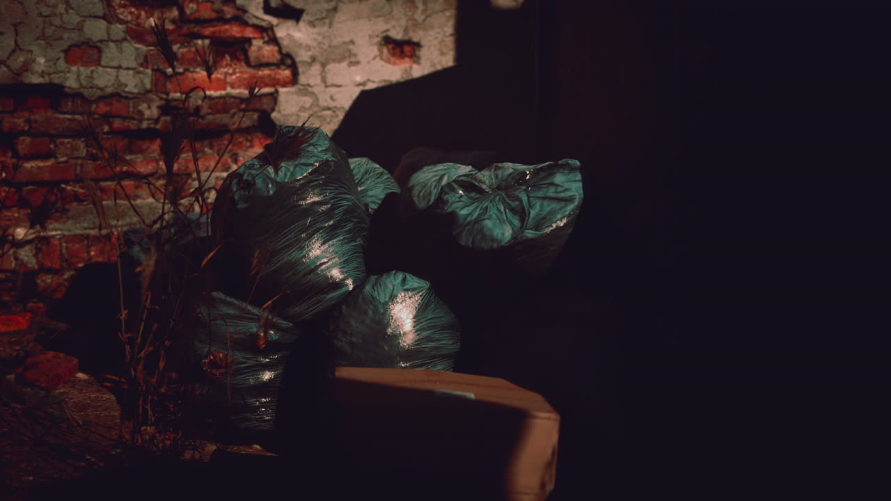 viejo destruyó una fábrica abandonada