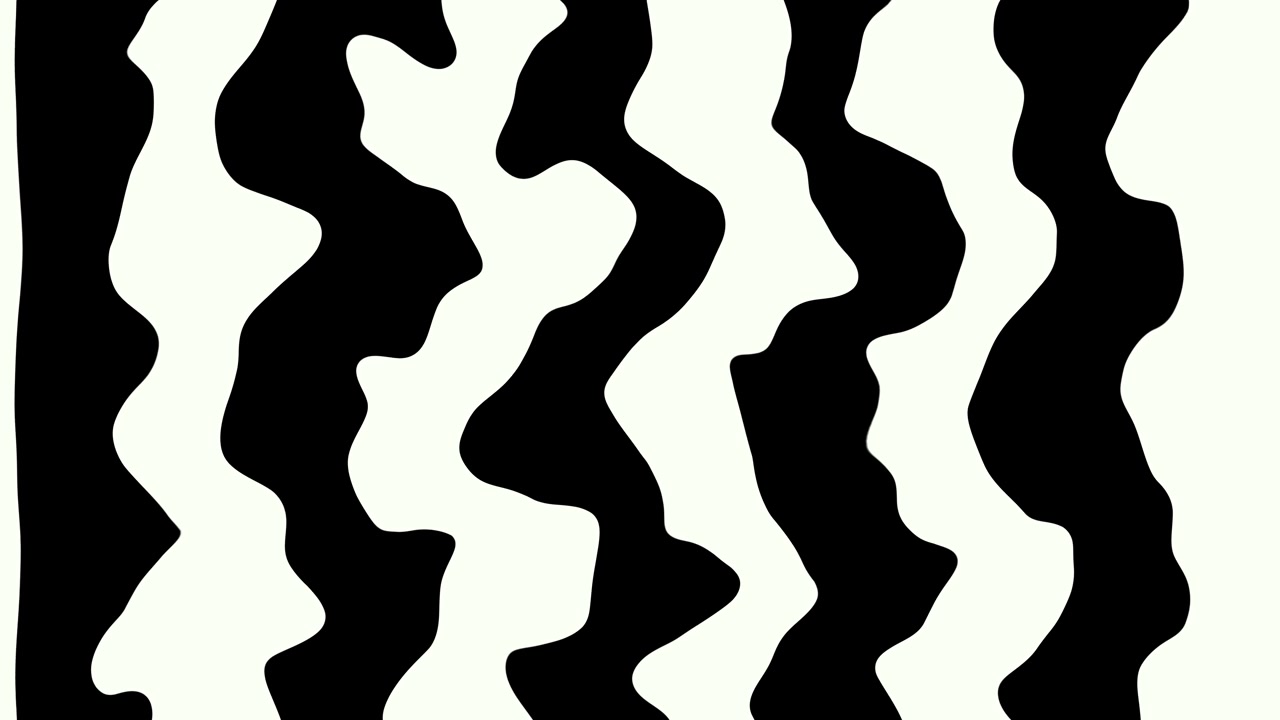 The background full of animated waves, After effect