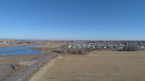 suburban drone 4k drone flyover