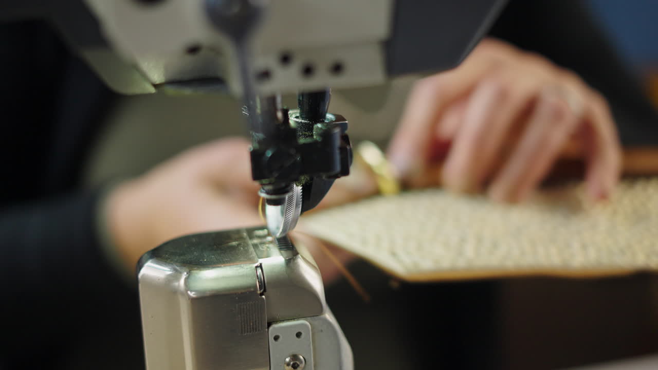 Sewing Leather with a Machine