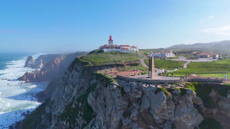 sunny day at cabo da roca with scenic lighthouse views