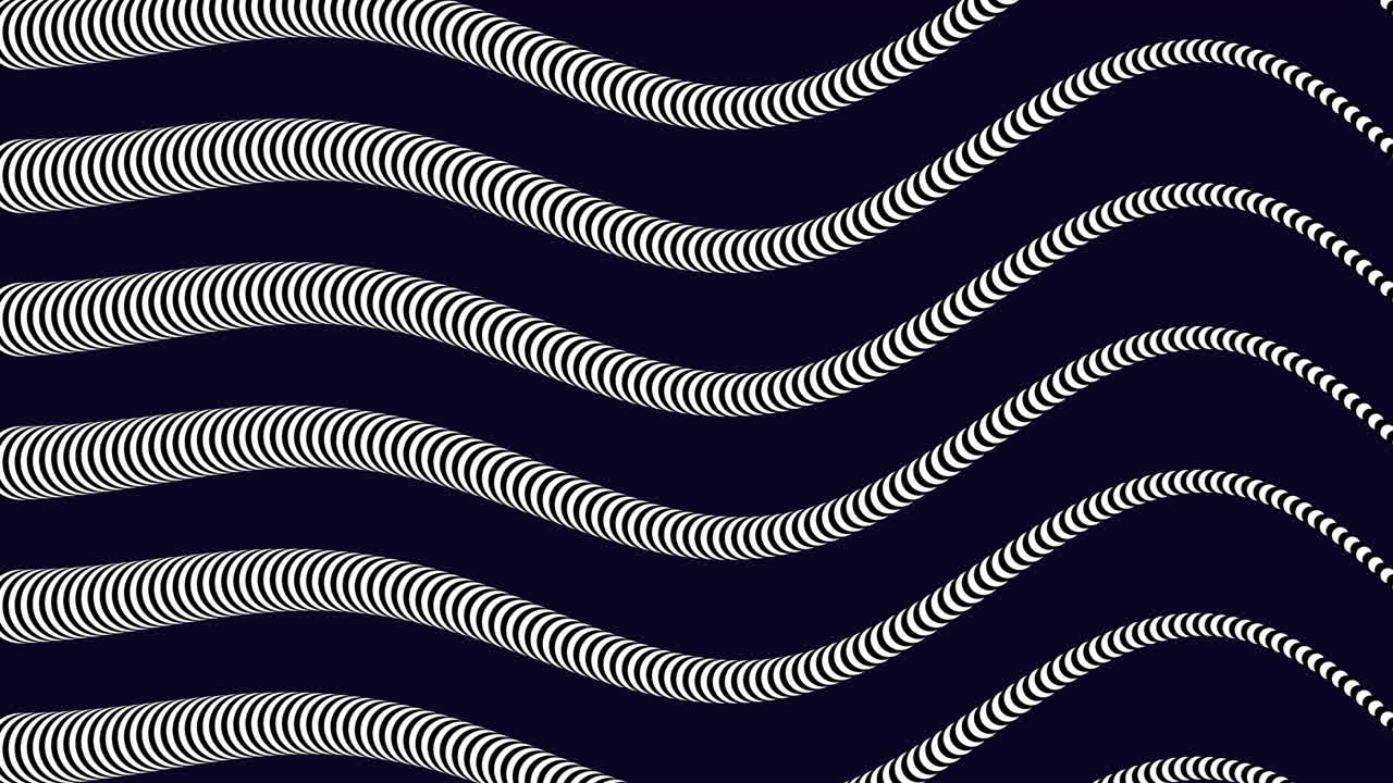 ondas monocromáticas dinámicas sobre un fondo azul