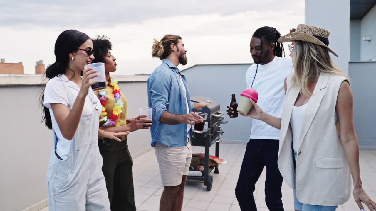 Group of People Having Fun at a Party