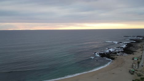 sunset beach el tabo, valparaiso region