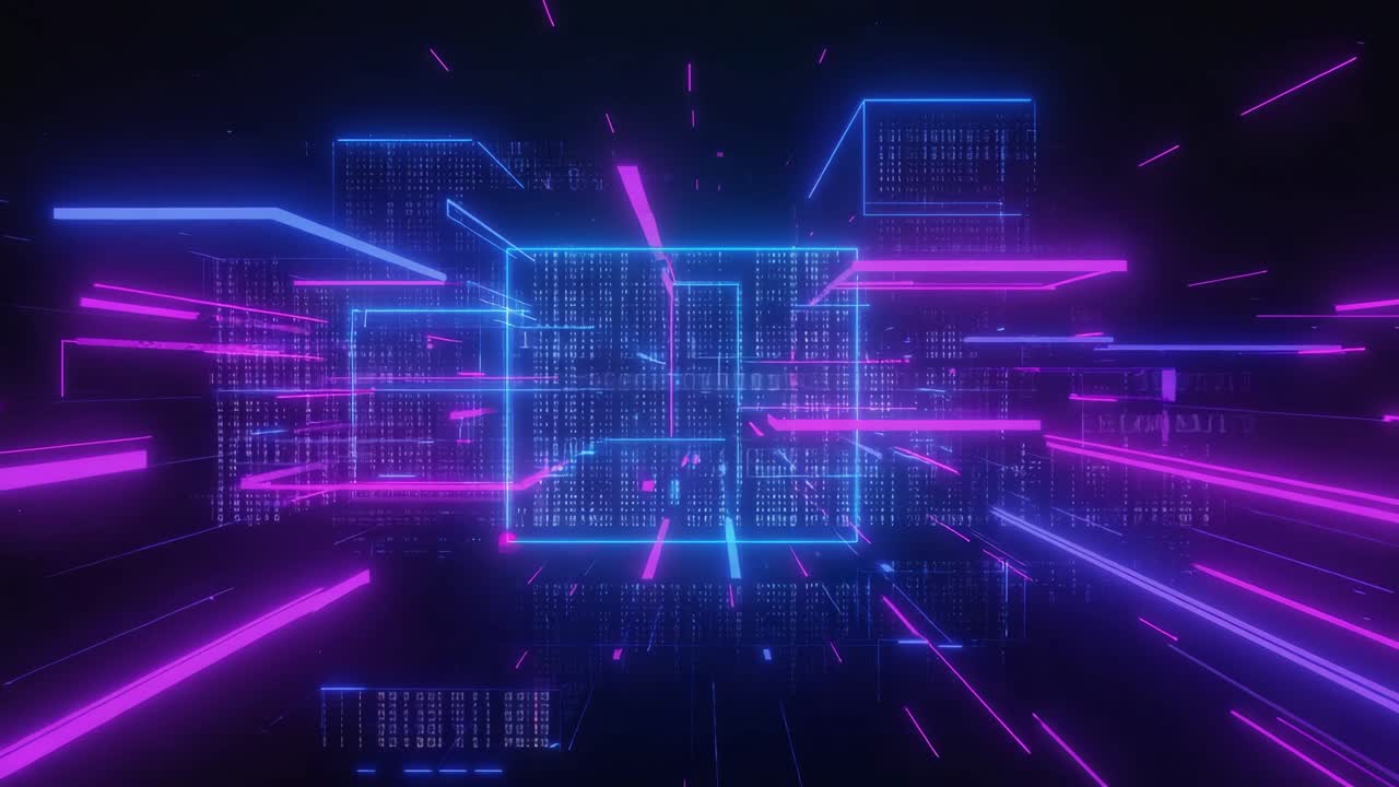 抽象的なデジタル技術の背景