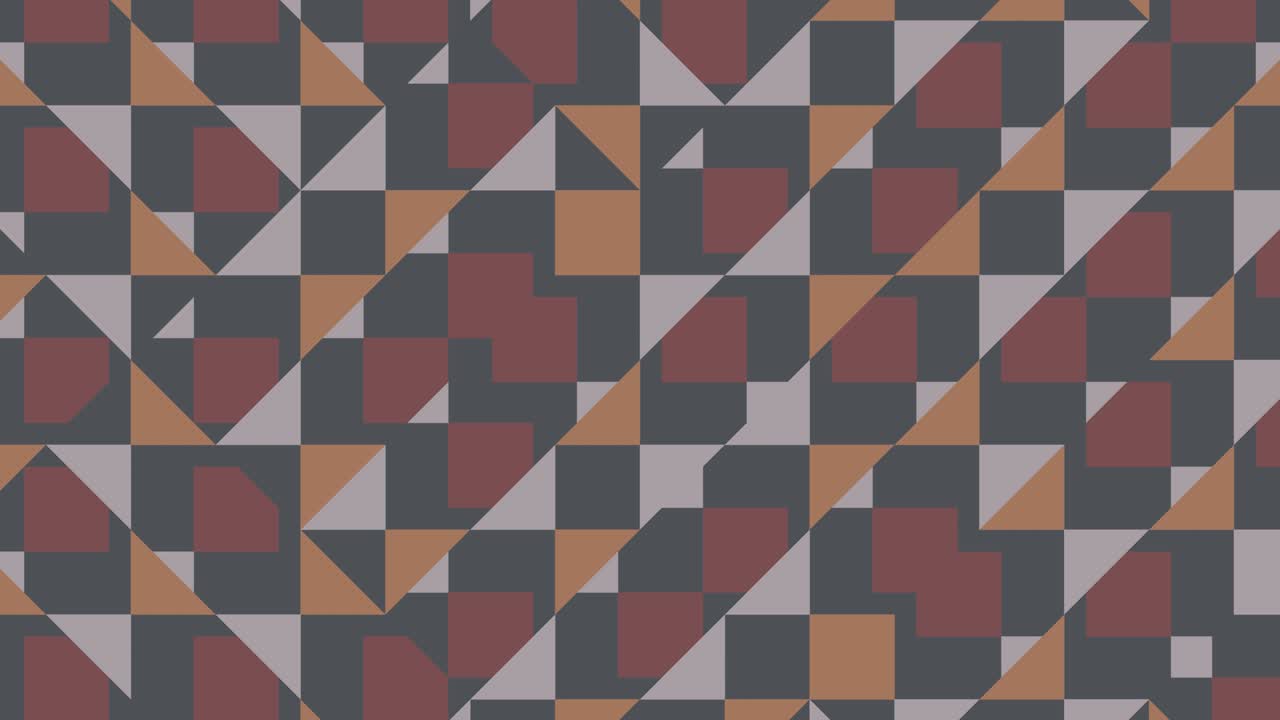 patrón de movimiento abstracto con formas geométricas multicolores. fondo gráfico de movimiento en un diseño plano con elementos geométricos