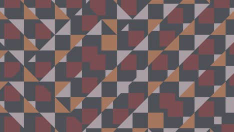 patrón de movimiento abstracto con formas geométricas multicolores. fondo gráfico de movimiento en un diseño plano con elementos geométricos