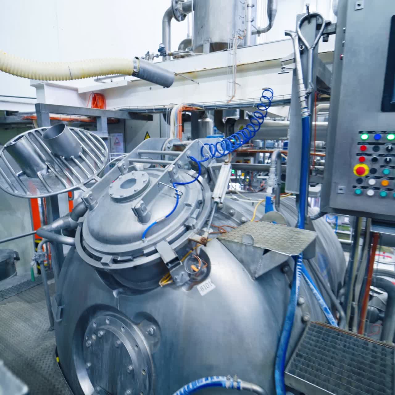 Equipment at dairy plant