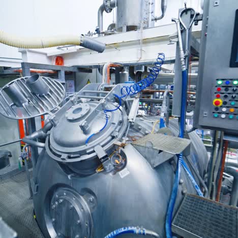 equipment at dairy plant