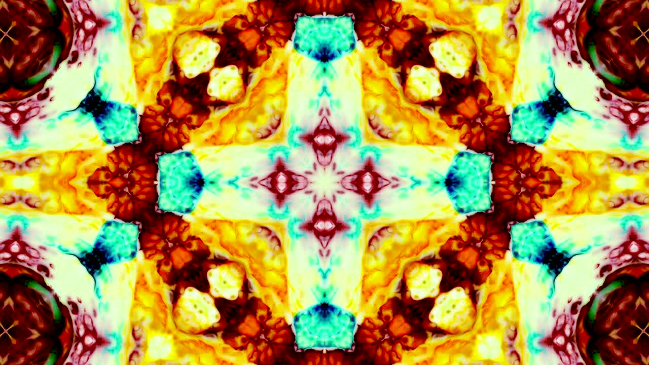 movimiento de fondo de kaleidoscopio abstractamente colorido